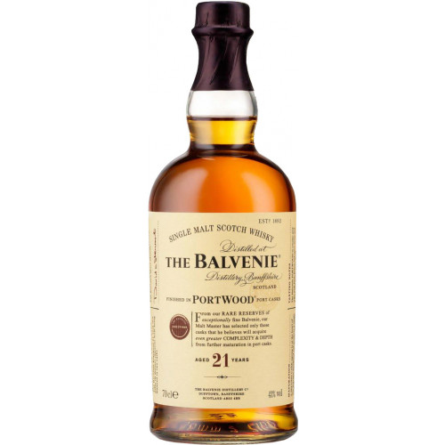 The Balvenie 21 Year Old PortWood Finish Single Malt Scotch Whisky
